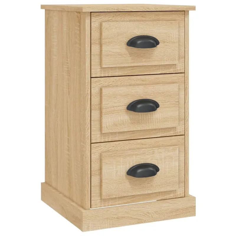 Mesita De Noche Mesilla De Noche - madera contrachapada roble Sonoma 39x39x67 cm