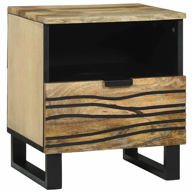 Juego de Mesitas de noche - Armarios de Noche con cajón Marrón 40 x 33 x 46 cm