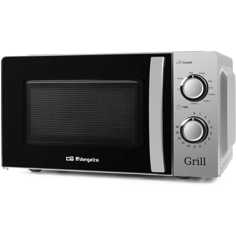 Microondas con Grill Orbegozo MIG 2138 20 L Plateado Negro 700 W - Electrodomésticos