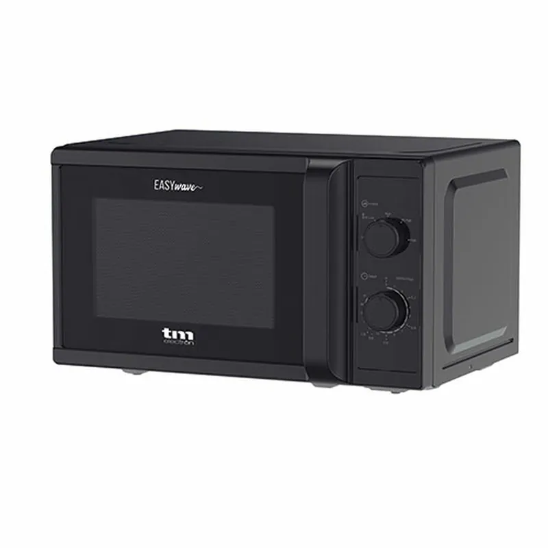 Microondas con Grill TM Electron Negro 700 W 20 L - Electrodomésticos