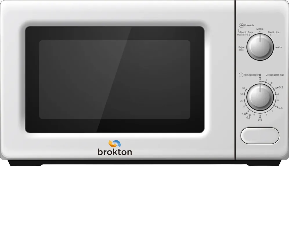 Microondas BROKTON BRMIC205W 20 litros - Electrodomésticos