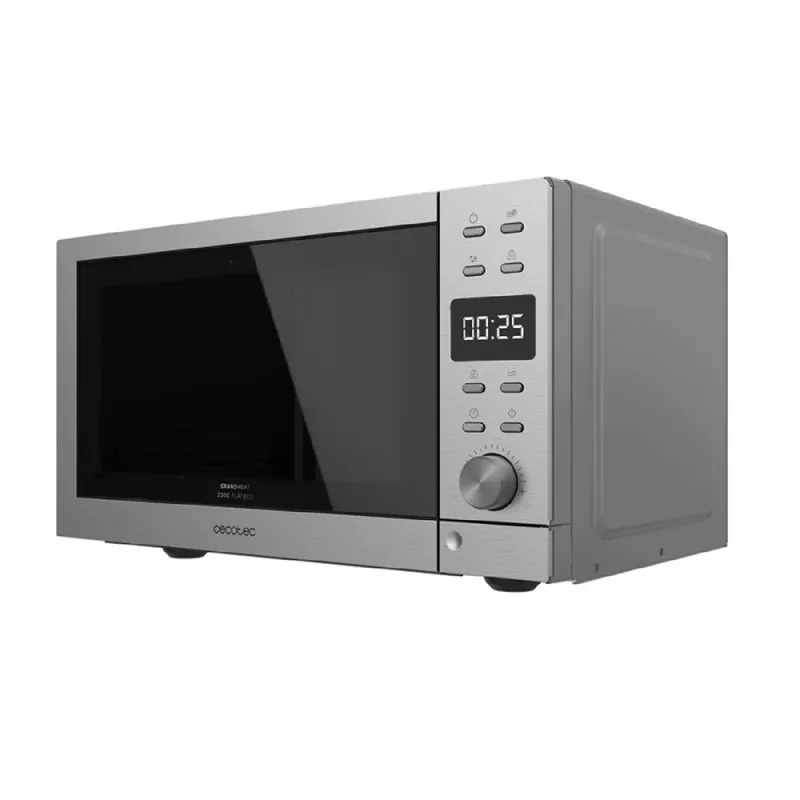 Microondas Cecotec GrandHeat 2000 Flatbed Steel 20L 700W tecnología sin plato gris - Electrodomésticos