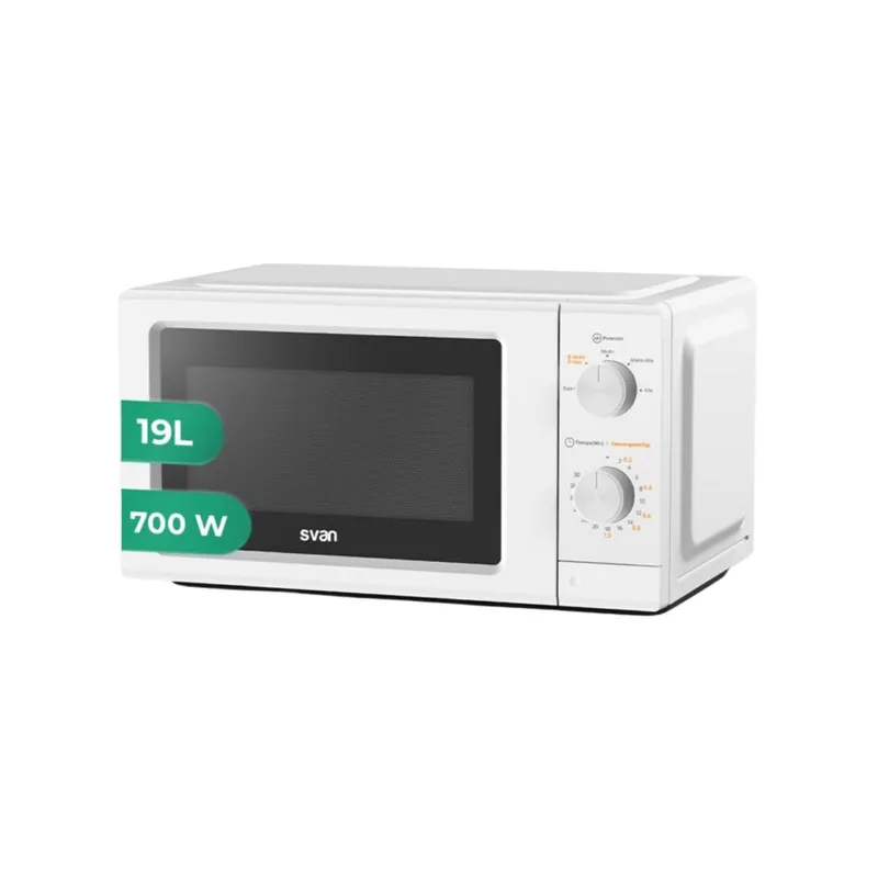 Microondas Svan SMW19700 700W 19L 5 potencias blanco - Electrodomésticos