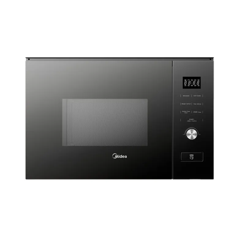 Midea MBMTG820HBK - Microondas Integrable con Grill 20 Litros 800 W