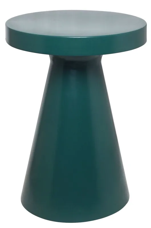 Mini mesa metal PALMER 47x35cm blanca - Muebles