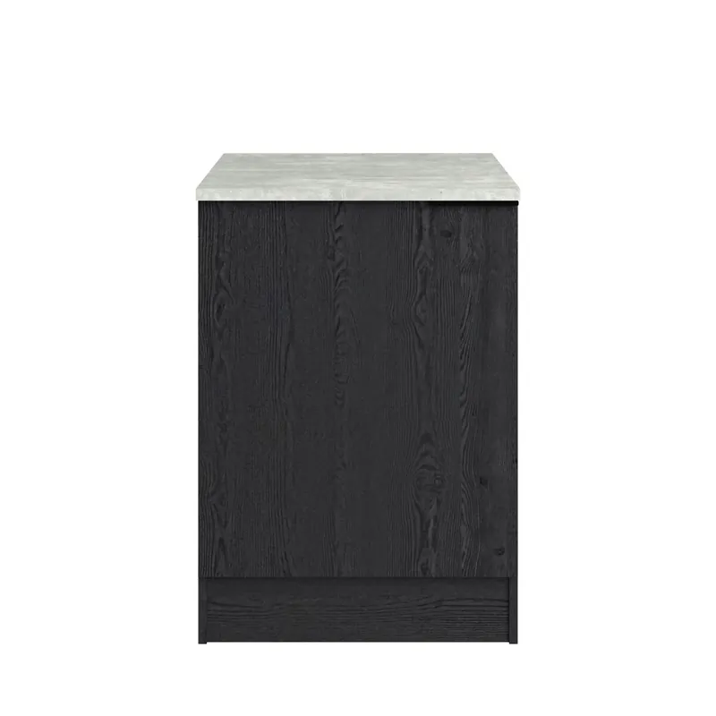 Módulo bajo ANNA de 40cm 1 puerta negro - Muebles