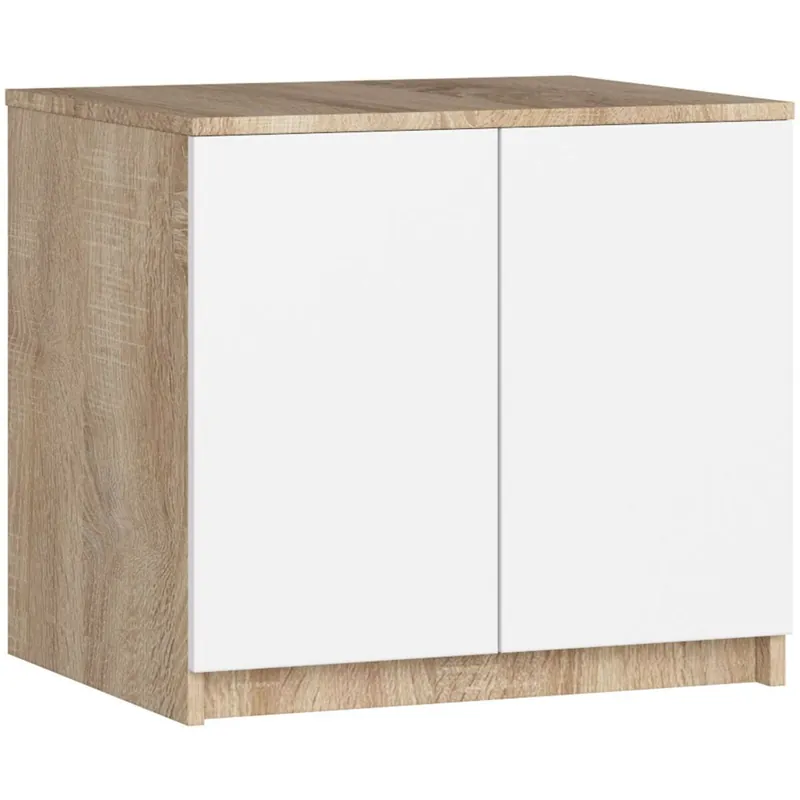 Módulo superior de armario AKORD S60 Wengué 60 cm 2 puertas color Wengué mate 2 estantes 60x51x55 cm - Muebles