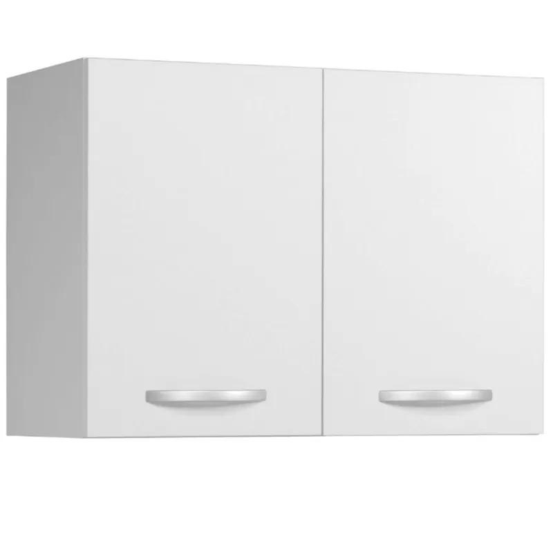 Módulo superior cocina 80 cm EKO 2 puertas color blanco mate módulo moderno almacenaje - Muebles