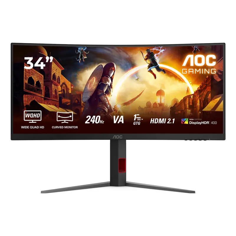 Monitor AOC CU34G4Z 34" Wide Quad HD - Electrónica