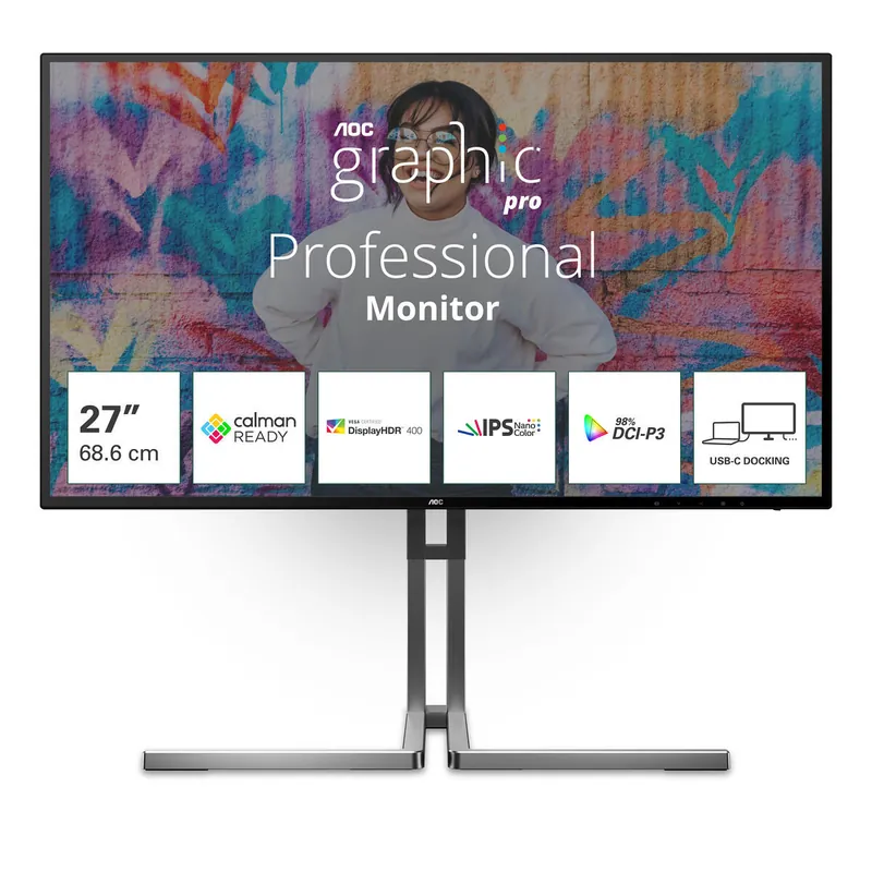 Monitor AOC U27U3CV 4K Ultra HD 27" 60 Hz - Electrónica