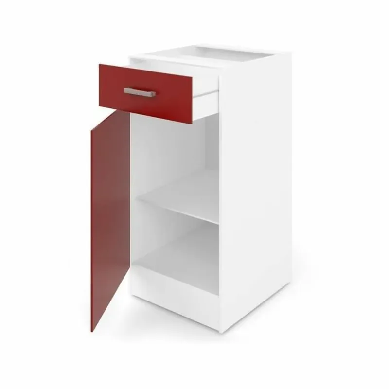 Mueble Auxiliar 40 x 47 x 82 cm Rojo Plástico Melamina PVC - Muebles