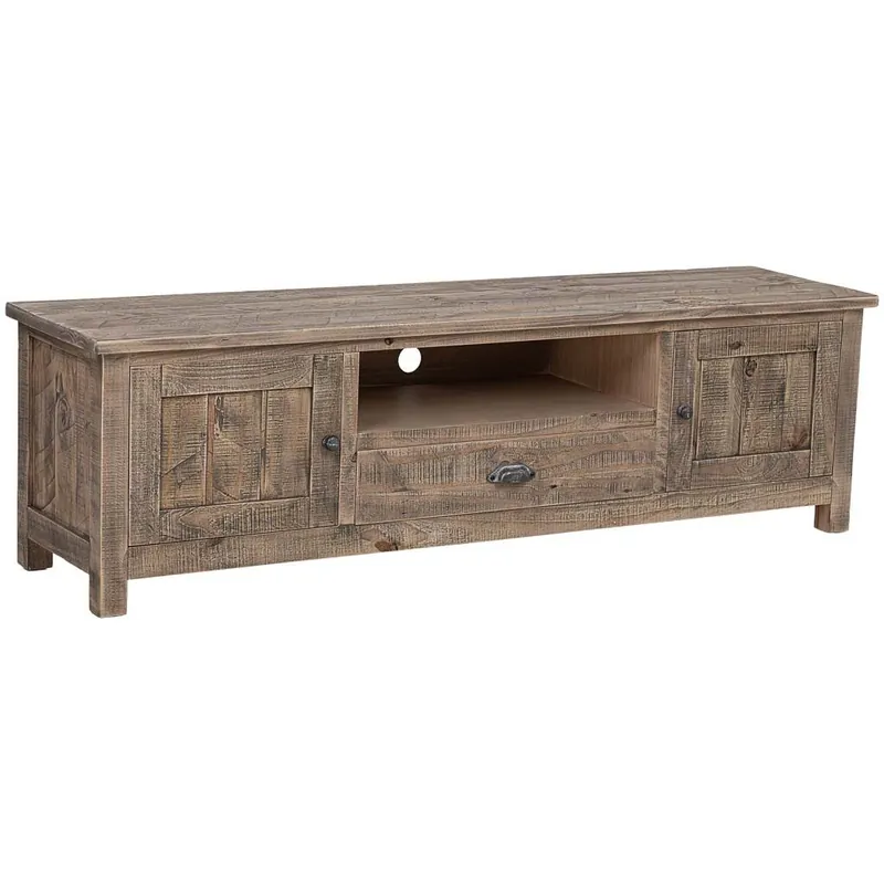 Mueble bajo de madera marrón 160x40x46.5h cm - Muebles