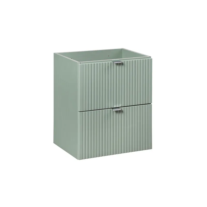 Mueble bajo lavabo 50cm 2 cajones Jade Verde - Baño