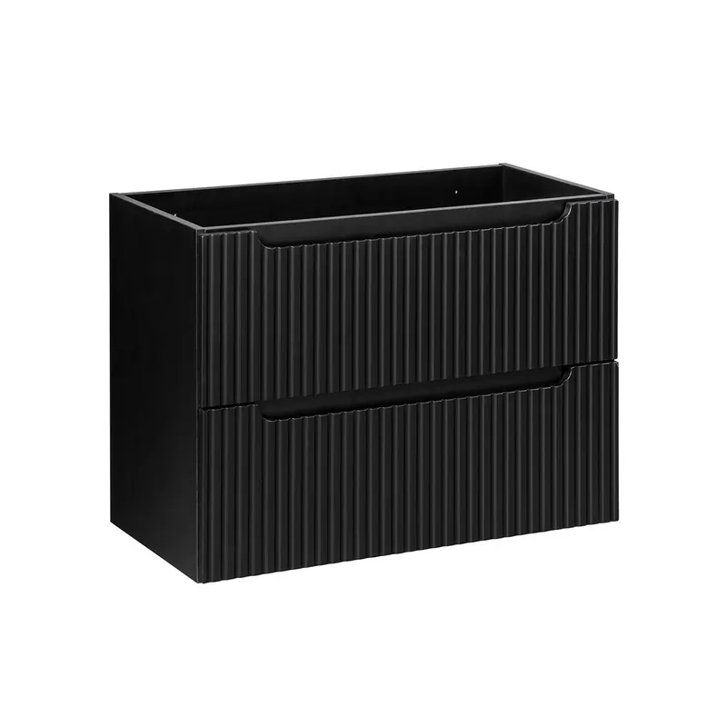Mueble bajo lavabo 80cm 2 cajones Riva Blanco - Baño