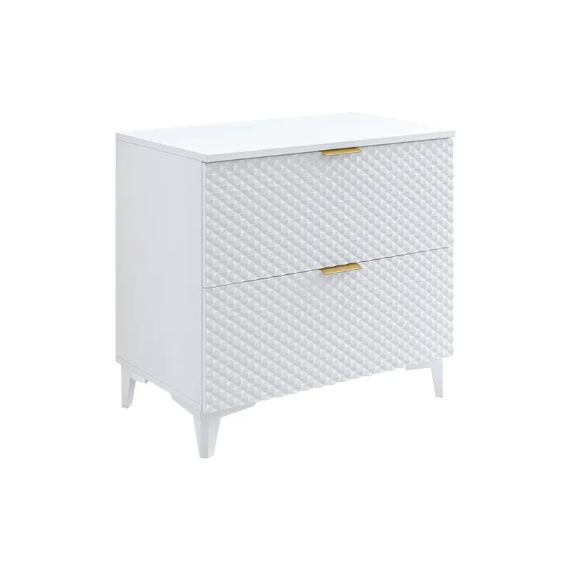 Mueble bajo lavabo 80 cm con patas Cléa Blanco - Baño