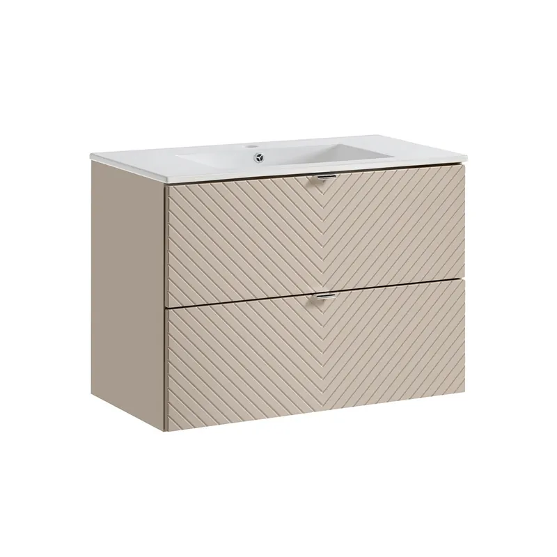 Mueble bajo lavabo encastrado 80cm Manoa Cachemira - Baño