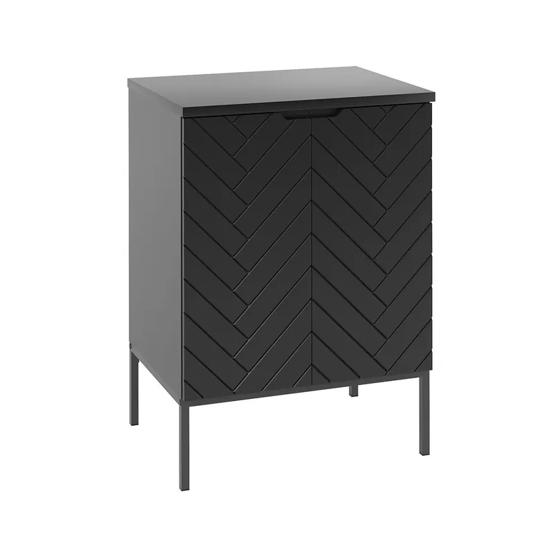 Mueble bajo lavabo 60cm encimera 2 puertas sobre patas Daria Cachemira - Baño