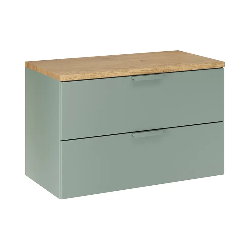 Mueble bajo Oria 80cm Blanco mate - Baño