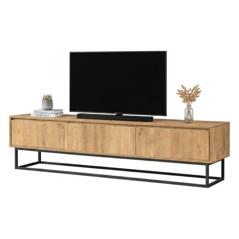 Móvel tv com efeito madeira - Muebles