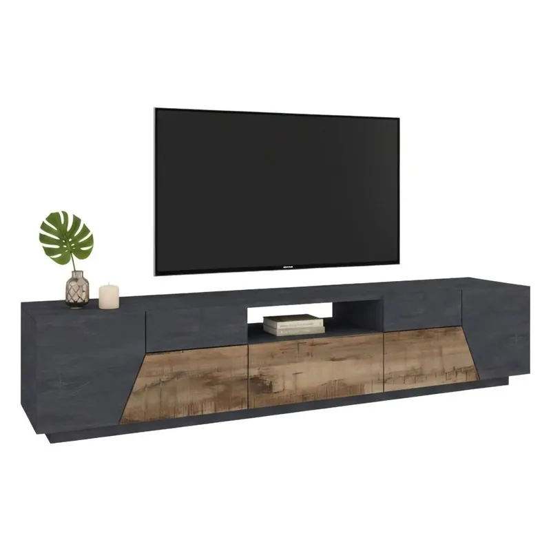 Móvel tv com efeito madeira - Muebles