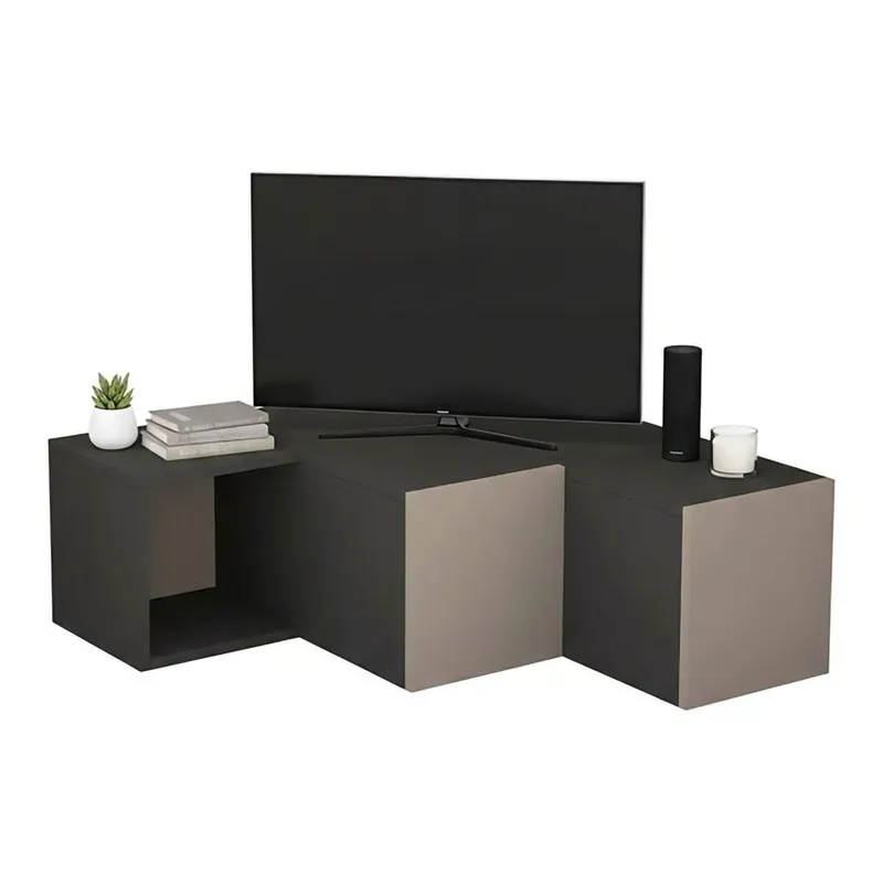 Mueble para TV, 2 cajones en madera nobilitada - Muebles