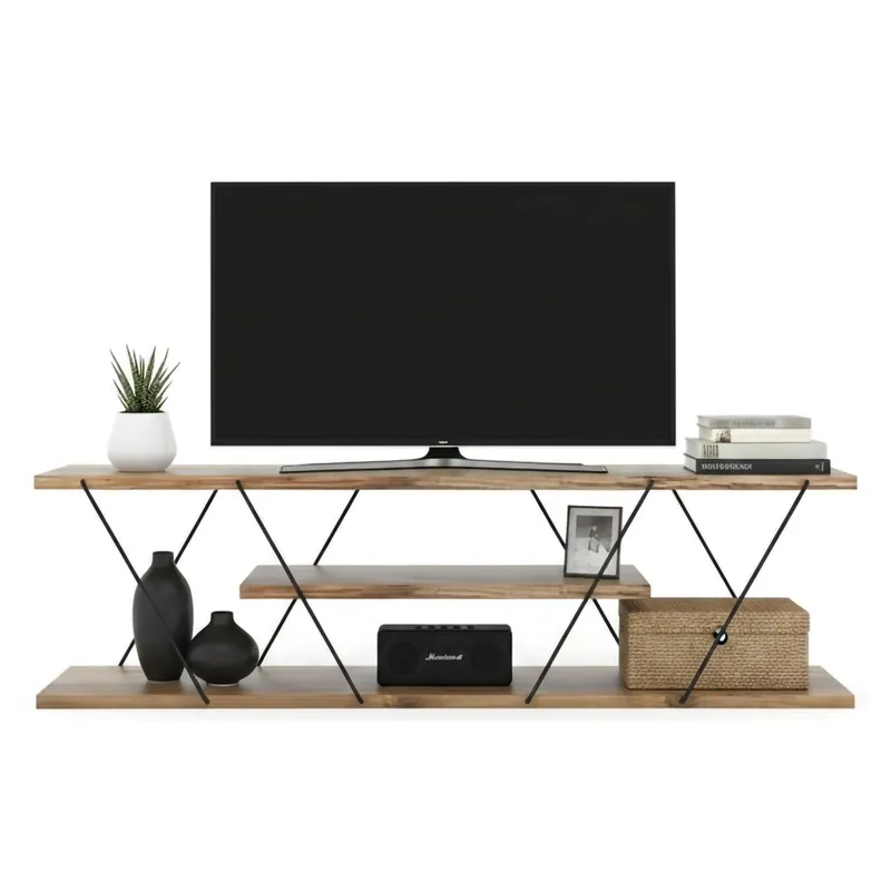 Móvel tv com efeito madeira - Muebles