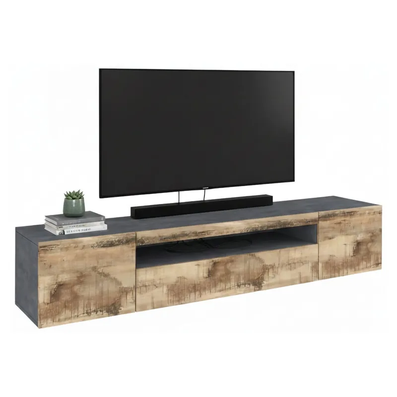 Móvel tv com efeito madeira - Muebles