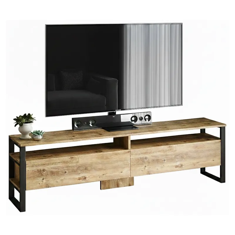 Móvel tv com efeito madeira - Muebles