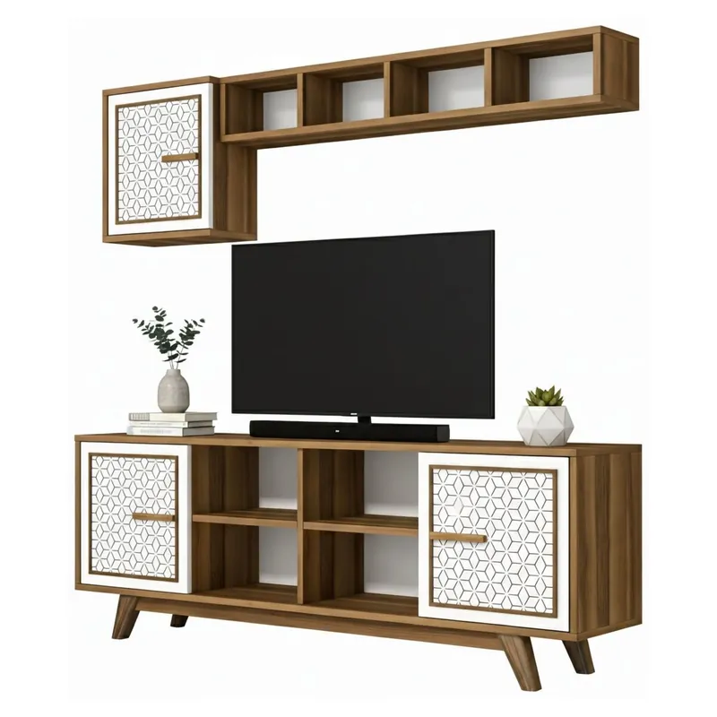 Móvel tv com efeito madeira - Muebles
