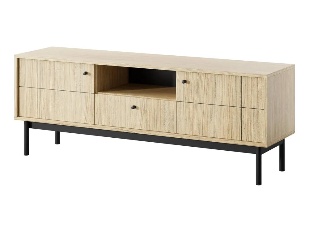 Mueble de TV JAPANDI 154x39x57 Beige - Muebles
