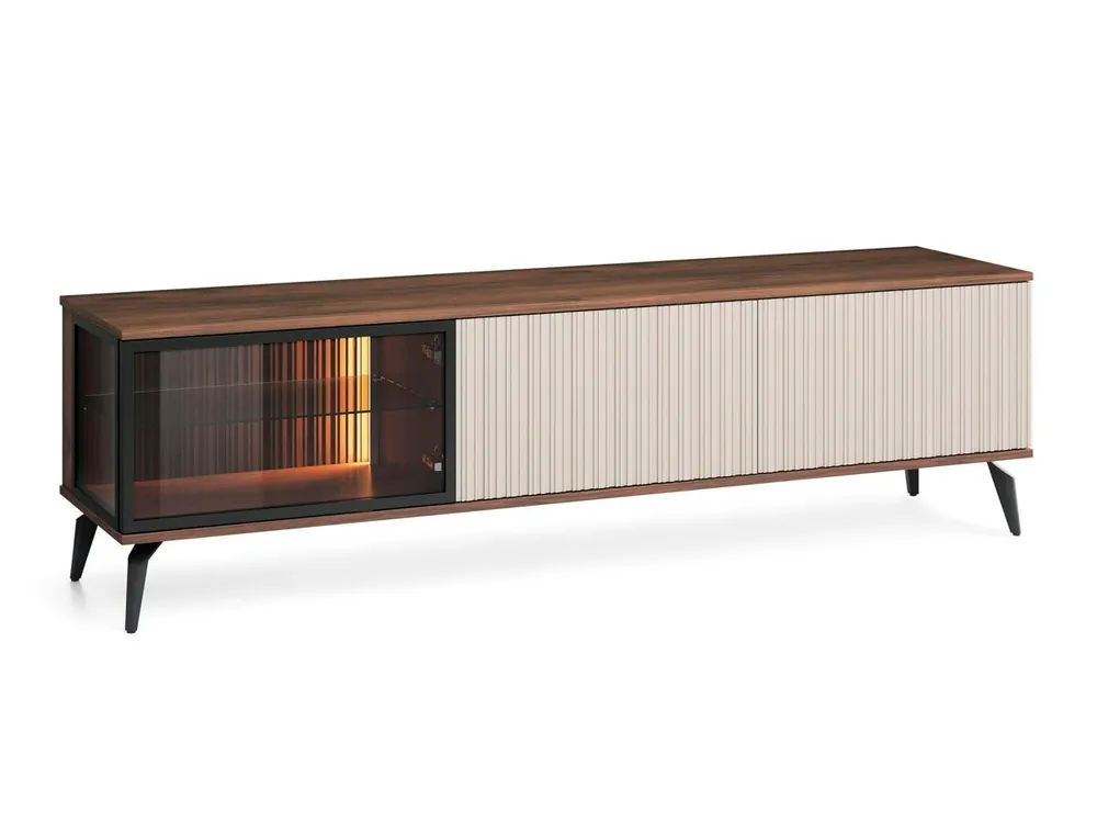 Mueble de TV VICI 180x39x50 Beige - Muebles