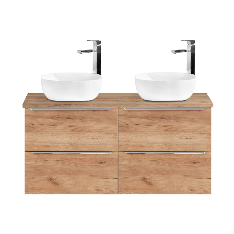 Mueble doble lavabo 120 cm April Madera - Baño
