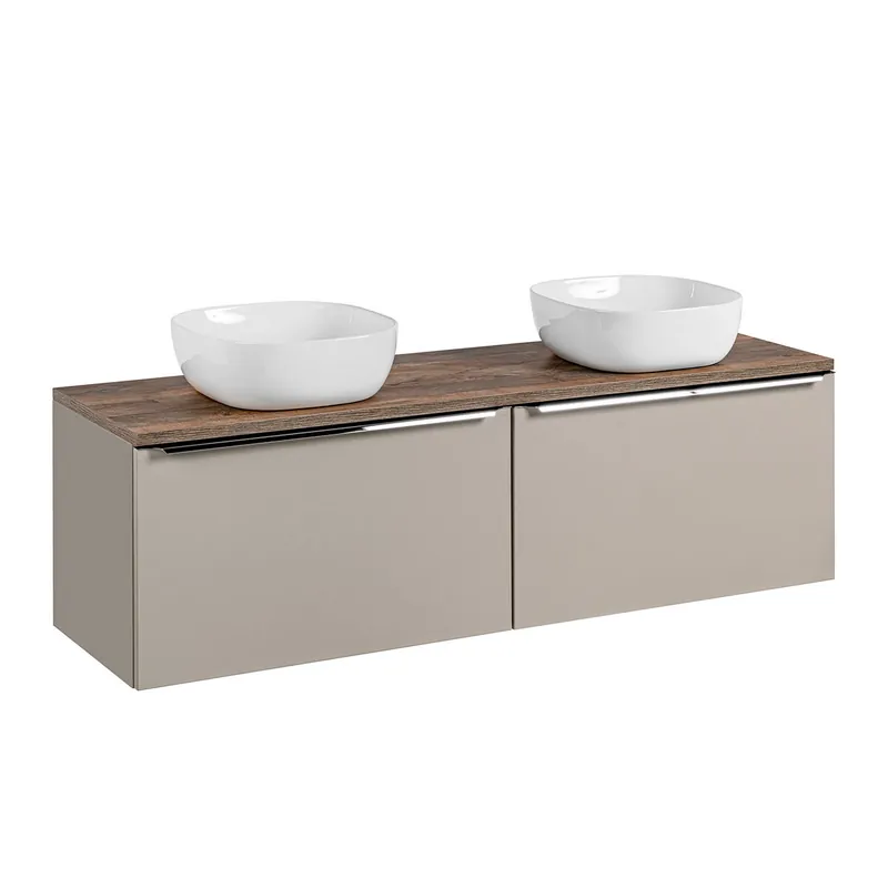Mueble lavabo doble 160cm Éros Topo - Baño