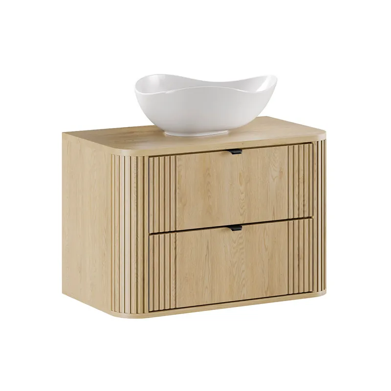 Mueble lavabo individual 80cm Mila Madera - Baño