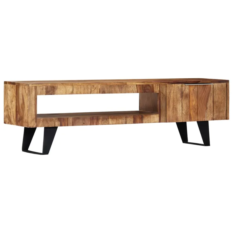 Mueble para TV Buffet para TV diseño práctico 140 cm madera maciza de sheesham 2502073 - Muebles