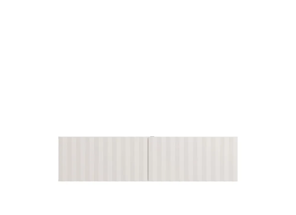 Mueble TV 128cm 2 puertas blanco ANTIBES - Muebles