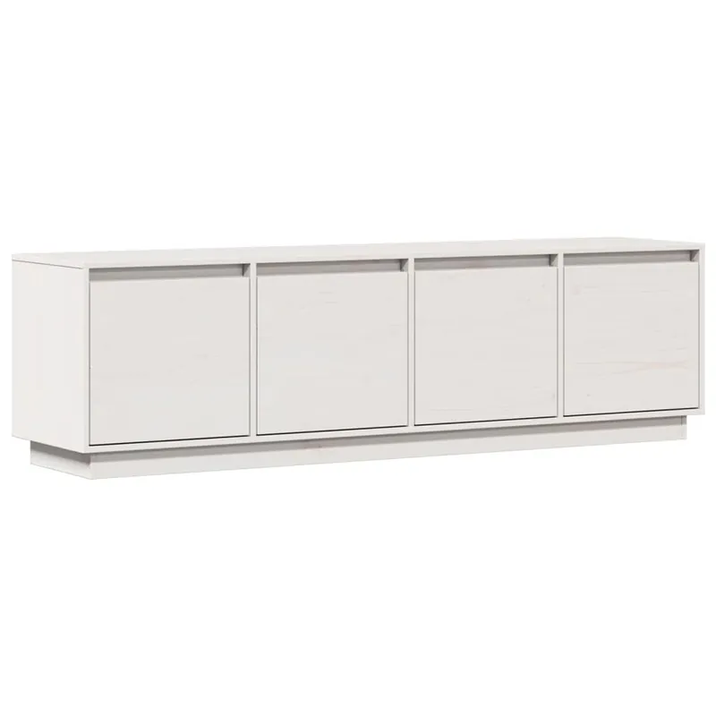 Mueble TV Atenas 4 puertas blanco 45x156x37 cm - Muebles