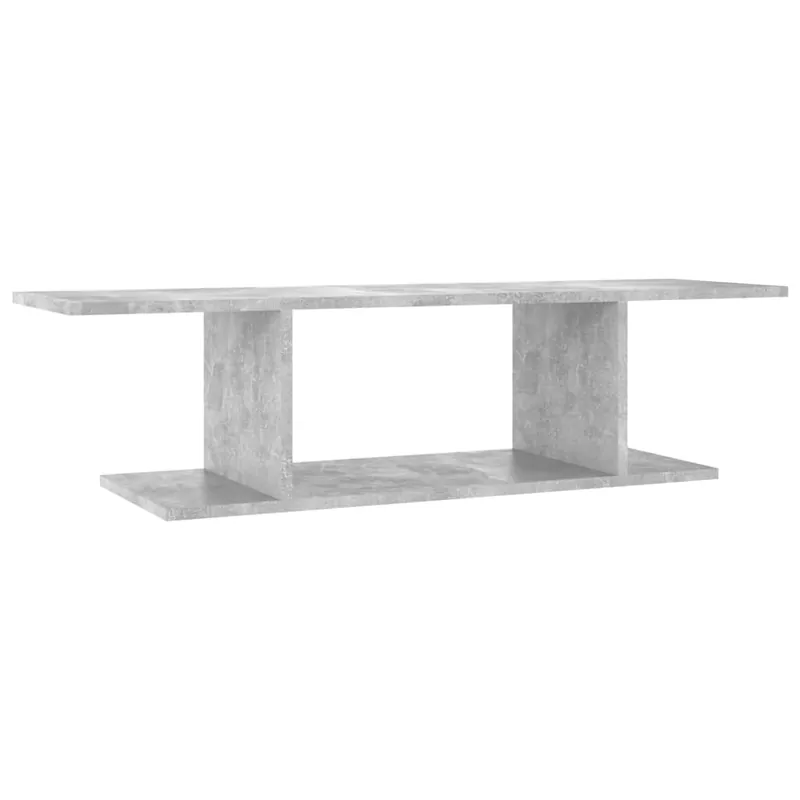 Mueble TV - Mesa de TV de pared gris hormigón 103x30x26,5 cm