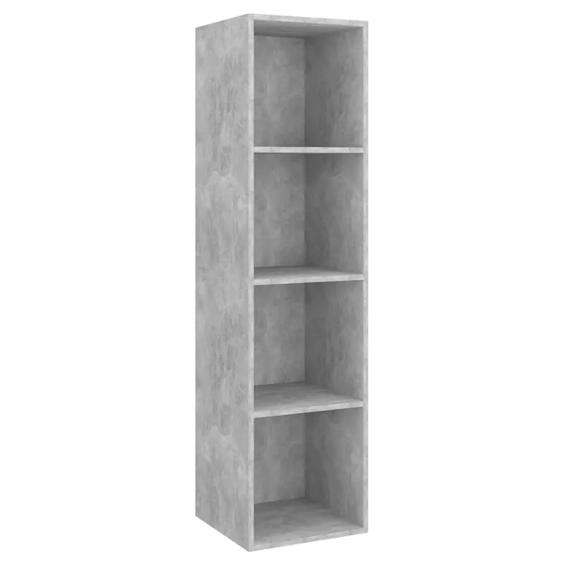 Mueble TV - Mesa de TV pared contrachapada color roble Sonoma 37x37x142,5 cm