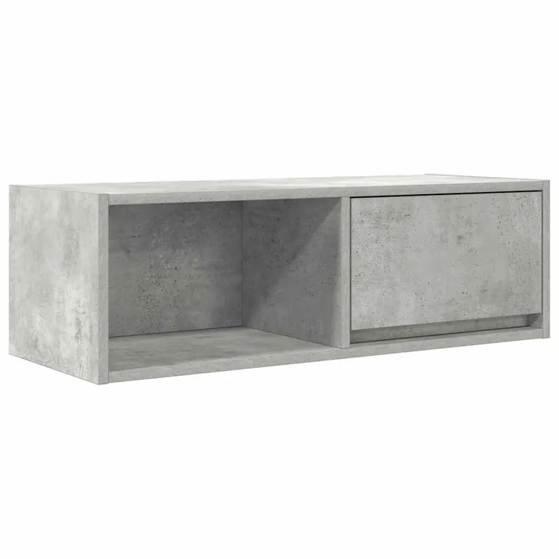Mueble TV - Mesa de TV madera de ingeniería gris Sonoma 80x31x25,5 cm