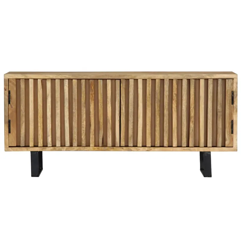 Mueble TV - Mesa de TV madera maciza de mango 90x30x40 cm