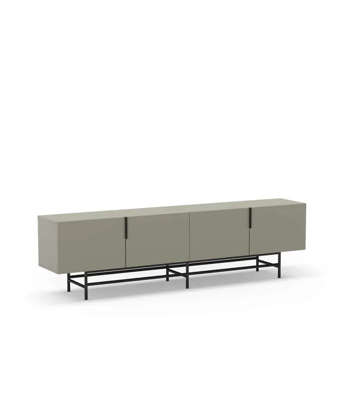 Mueble TV Elena con diseño moderno y funcionalidad máxima 35 x 200 x 55 cm - Muebles