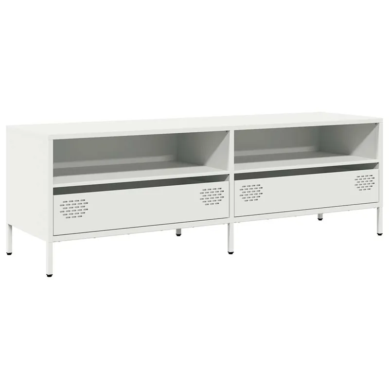 Mueble para TV - Mueble TV - Mesa de TV acero laminado en frío rosa 135x39x43,5 cm