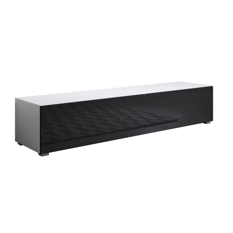 Mueble TV Salón comedor Blanco 160x40x32 1 puerta Luke H2 Muebles Bonitos