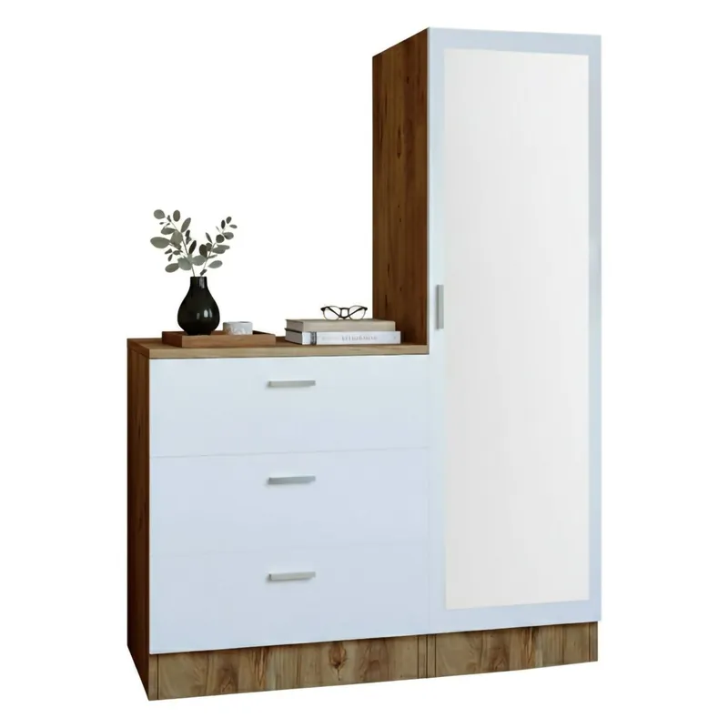 Móveis de entrada com efeito madeira - Muebles