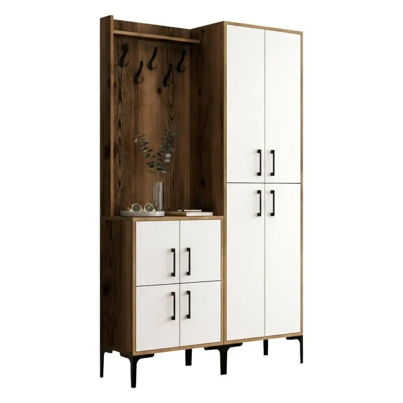 Móveis de entrada com efeito madeira - Muebles
