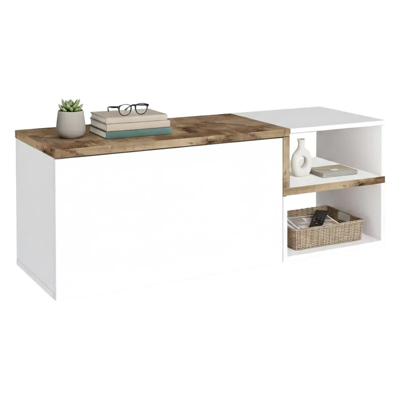 Móveis de entrada com efeito madeira - Muebles