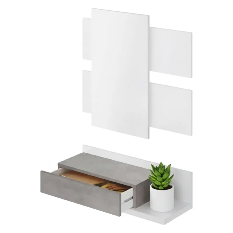 Móveis de entrada com efeito madeira - Muebles