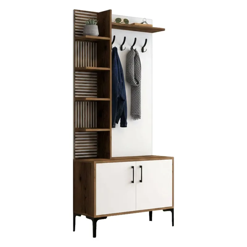 Móveis de entrada com efeito madeira - Muebles