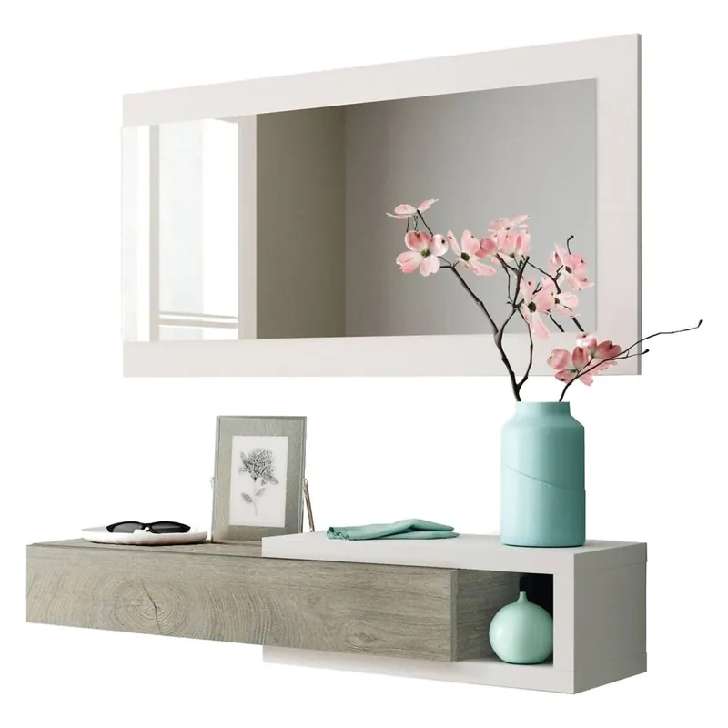 Móveis de entrada com efeito madeira - Muebles